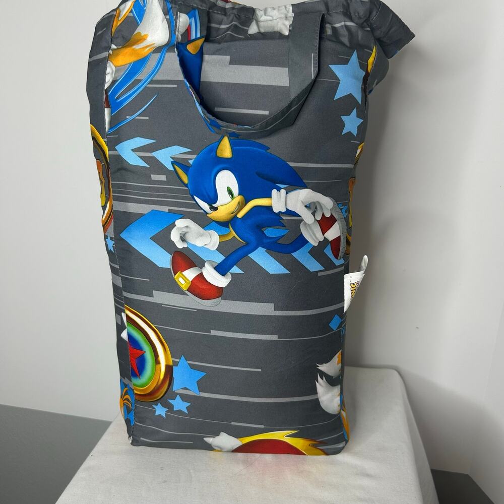 Sonic the Hedgehog Twin Comforter Only NWOT Reversible Franco Sega Bedding